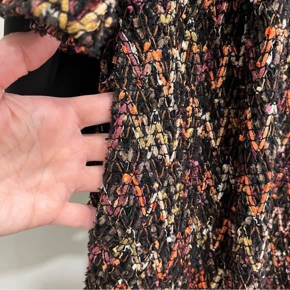 IC by Connie K Textured Chevron Zig Zag Button Front Jacket 2X Made in USA - Picture 9 of 11